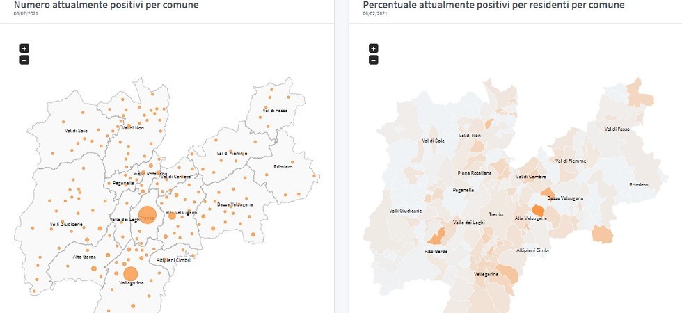 Coronavirus in Trentino, 2 casi a Cles e Ala